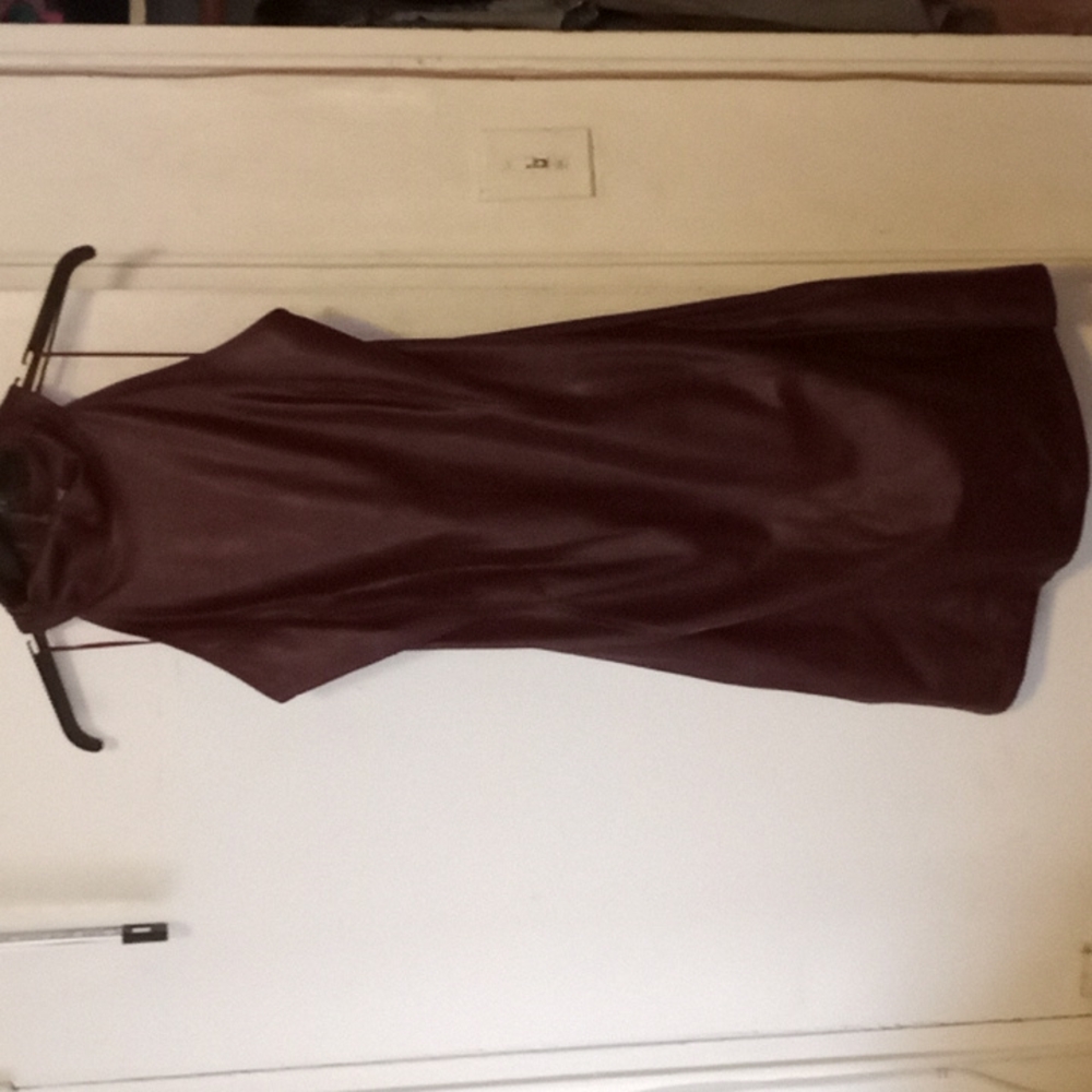 NWT faux leather, dress